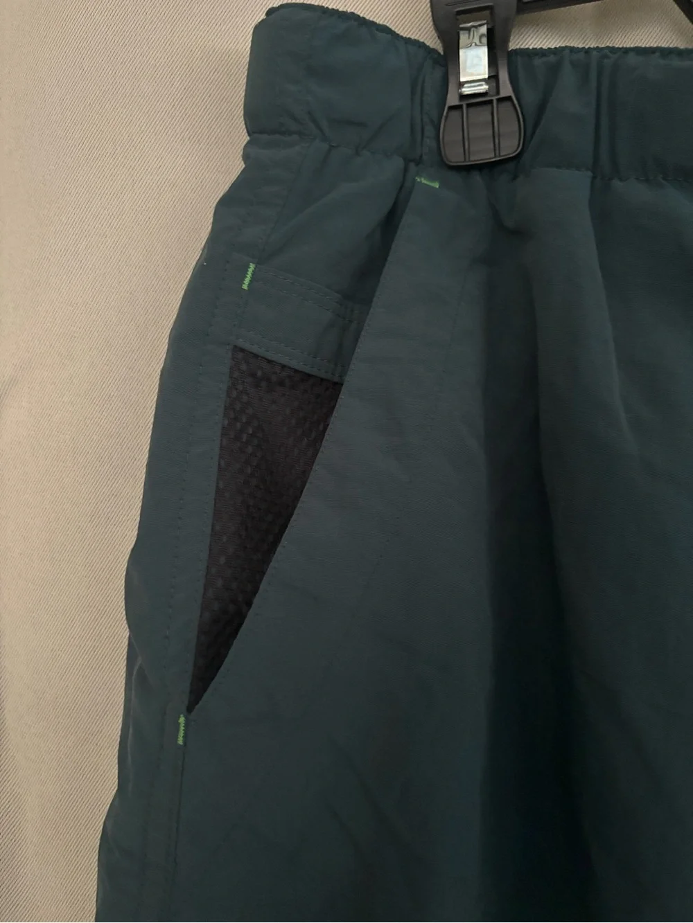 The North Face Men's Deep Teal Hybrid Shorts with Integrated Belt